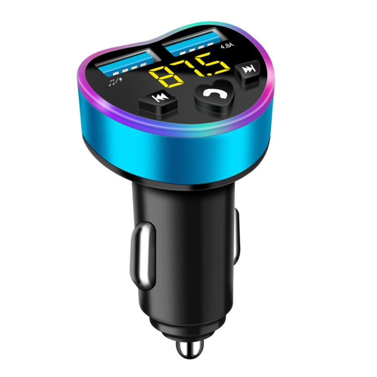 Car MP3 Bluetooth Player FM Transmitter Multifunctional Car Charger, QC3.0 Black, QC3.0 Golden, QC3.0 Blue, 4.8A Black, 4.8A Golden, 4.8A Blue