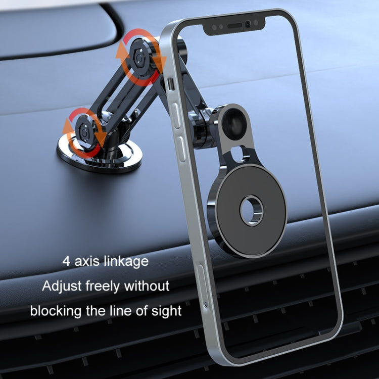 Magnetic Suction Adjustable Car Phone Holder with 18-Speed Rotation