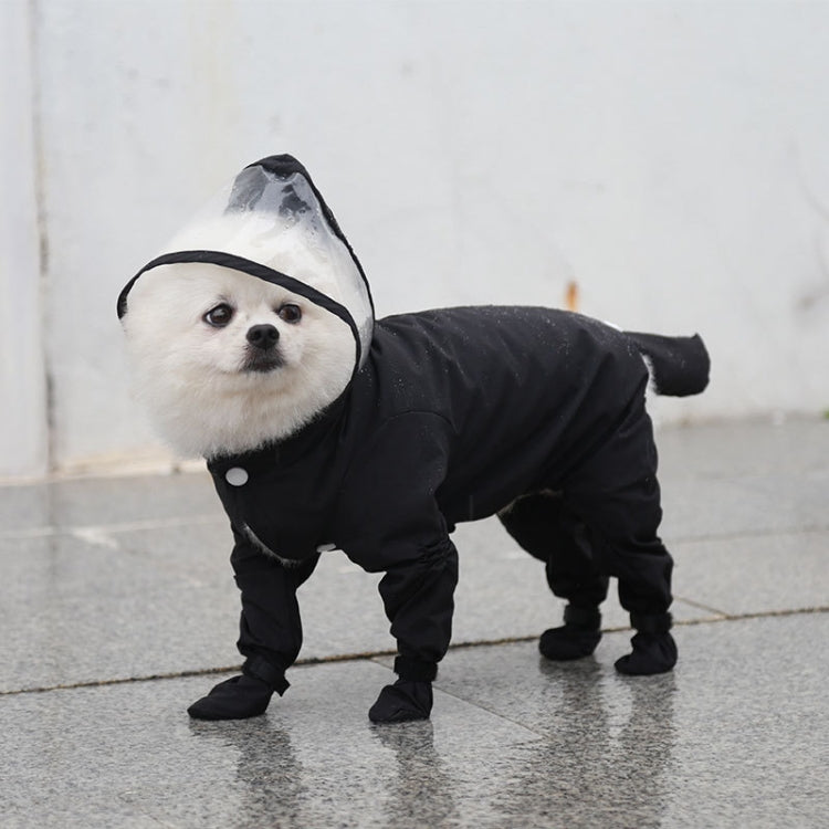 All-inclusive Pet Four-leg One-piece Outdoor Waterproof Raincoat