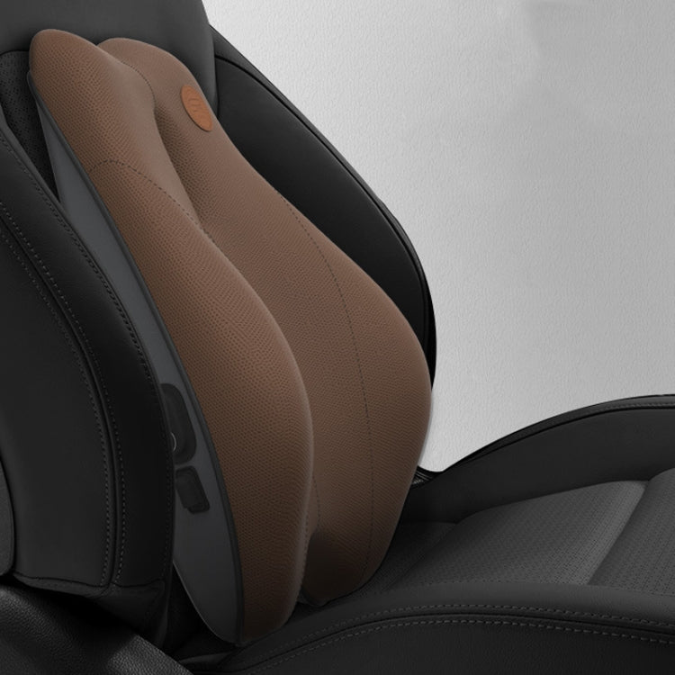 Ergonomic Memory Foam Lumbar Support and Headrest Cushion with Electric Massage Function