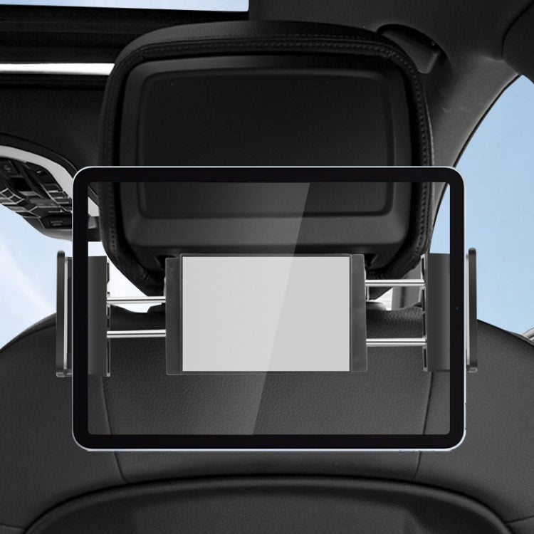 Telescopic Car Seat Back Mobile Device Holder with 360-Degree Rotation