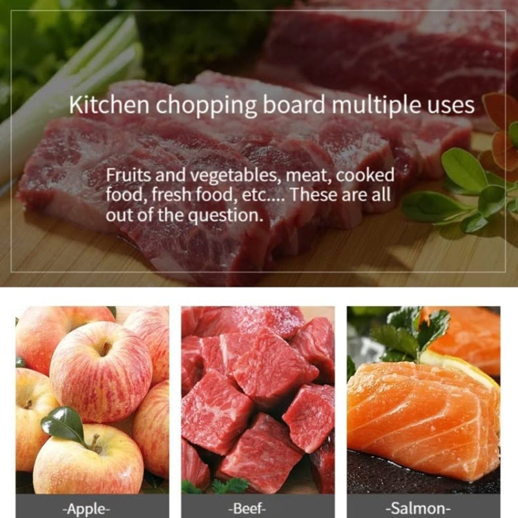 Square PP Plastic Vegetable Board 4-color Raw Cooked Classification Baby Supplementary Vegetable Board
