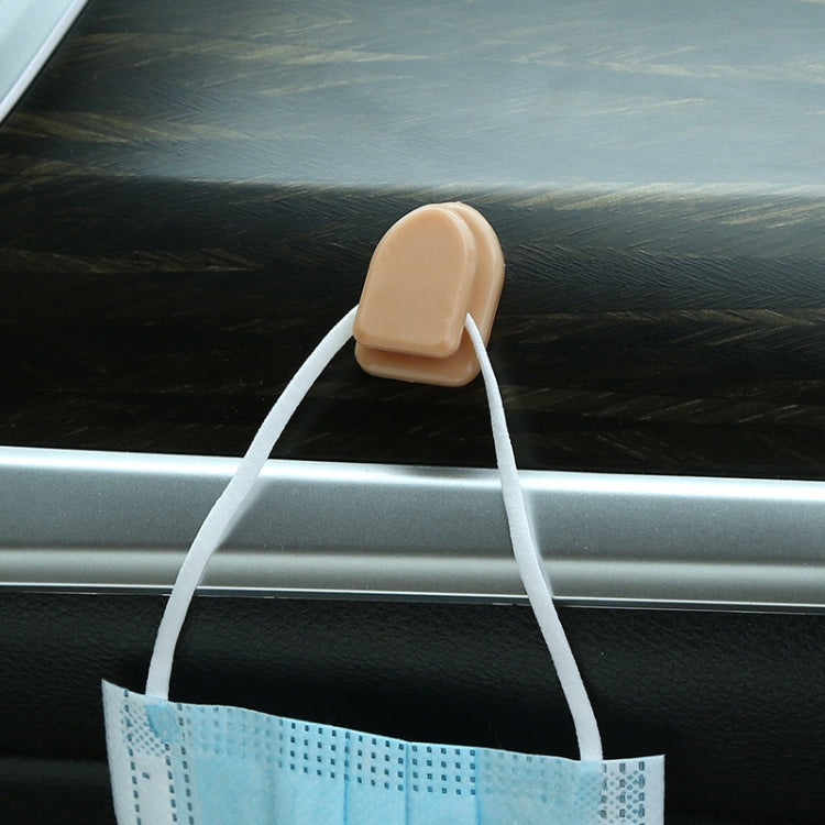 20pcs Discreet Self-Adhesive Mini Hooks for Car and Home Use