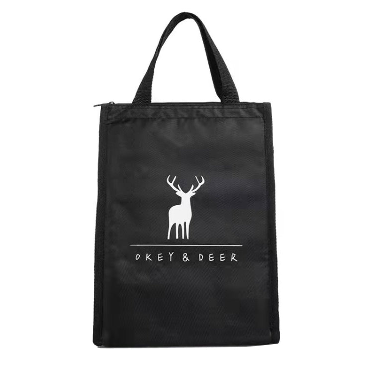 Vertical Version Thick Waterproof Insulation Bag Oxford Cloth Lunch Bag Tote Bag
