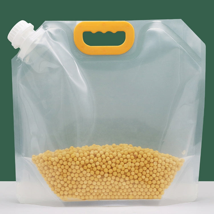 5pcs Portable Food Packaging Bag Grain Sealed Bag Fresh-keeping Storage Bag