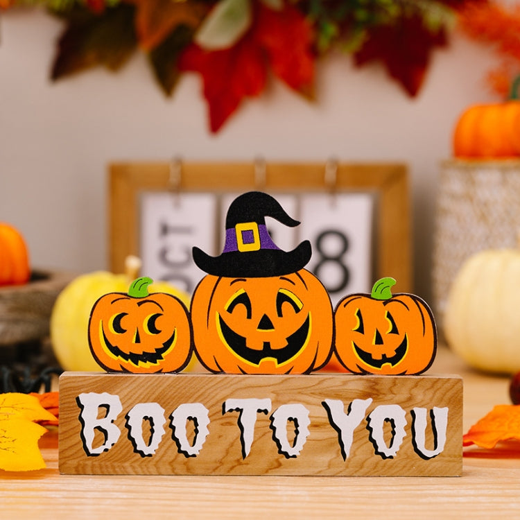 Wooden Letter Table Decoration Halloween Scene Decoration Props