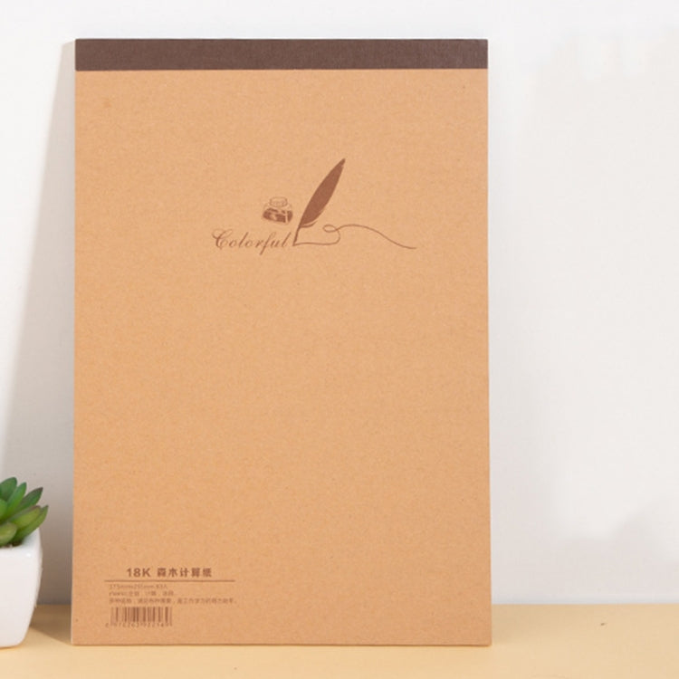 Blank Kraft Sketchbook Doodle Notebook