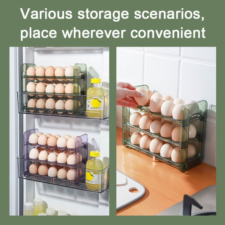 Refrigerator Flip-Type Eggs Storage Rack Egg Fresh-keeping Box