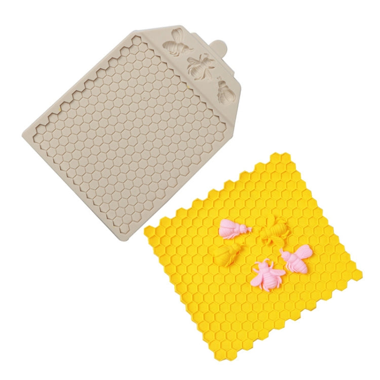 Honeycomb Block Textured Silicone Mold Bee Fondant Chocolate Cake Mold