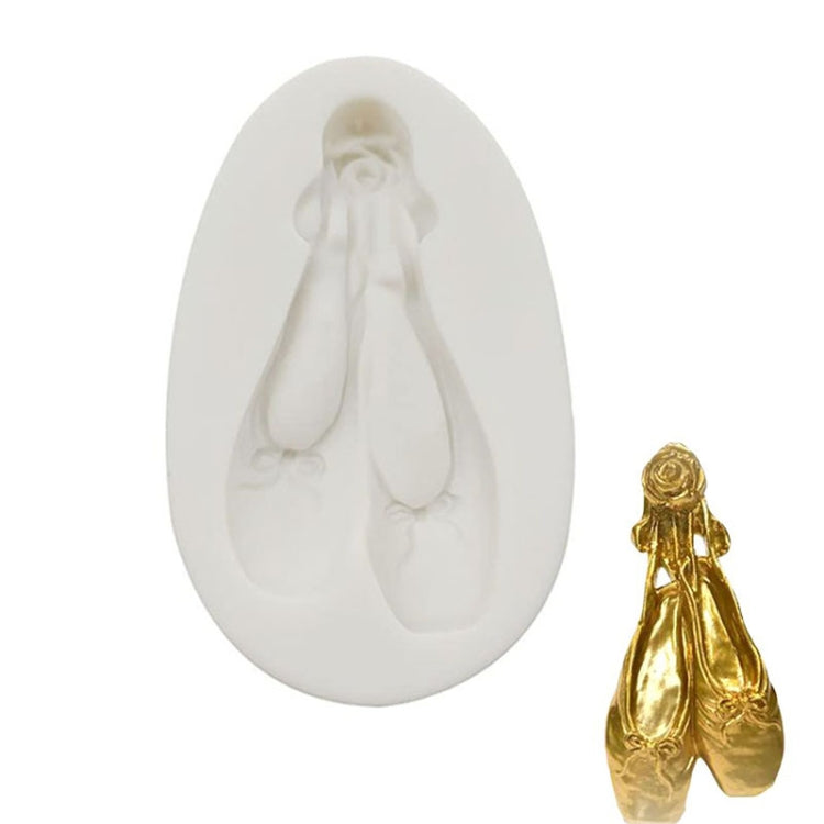 Matte Ballet Shoes Shaping Mold Jewelry Pendant Epoxy Silicone Mold