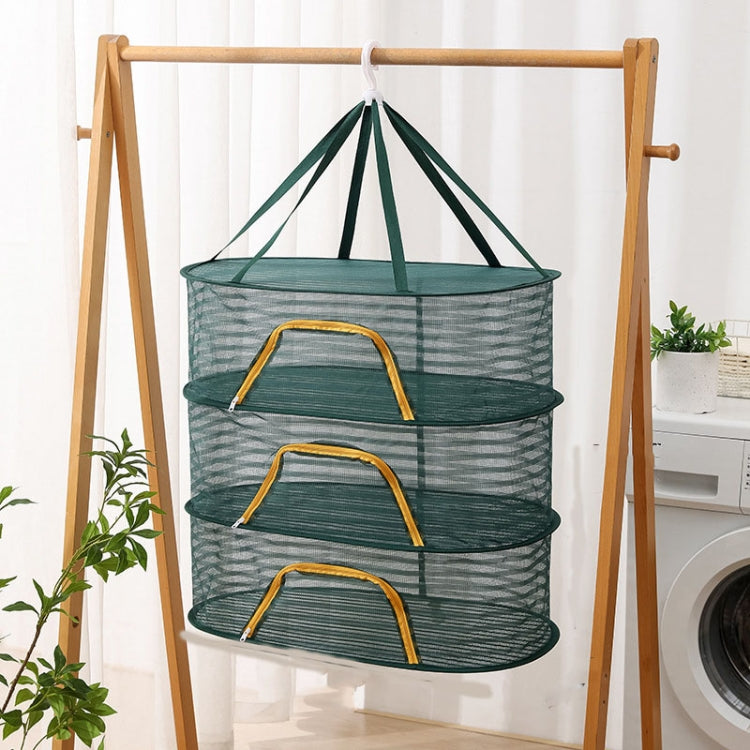 40 x 60cm Foldable Drying Fishing Vegetables Fish Net Hanging Clothes Drying Storage Shelf