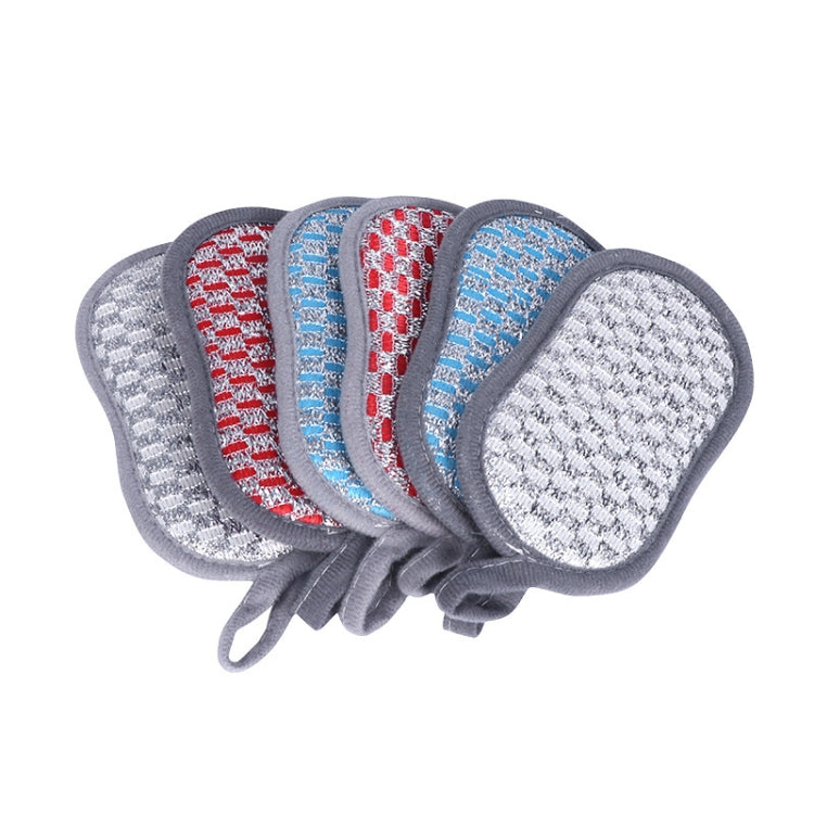 5pcs Double-sided Absorbent Kitchen Dishwashing Sponge Multifunctional Cleaning Rag