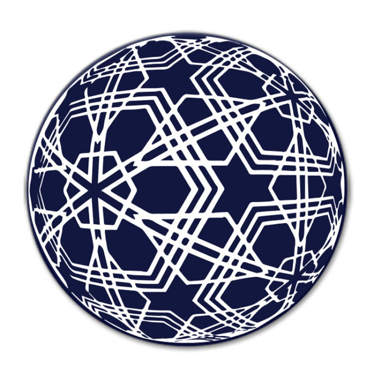 9.8x0.3cm Round Soft Silicone Coaster Non-Slip Heat Insulation Mat