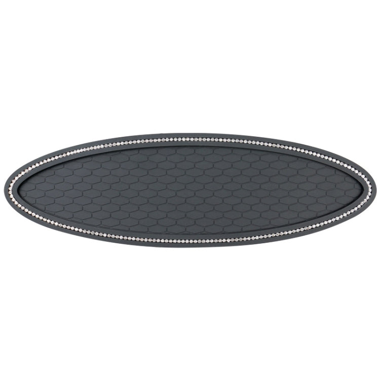 Car Center Console Ornaments Oval Anti-slip Mat