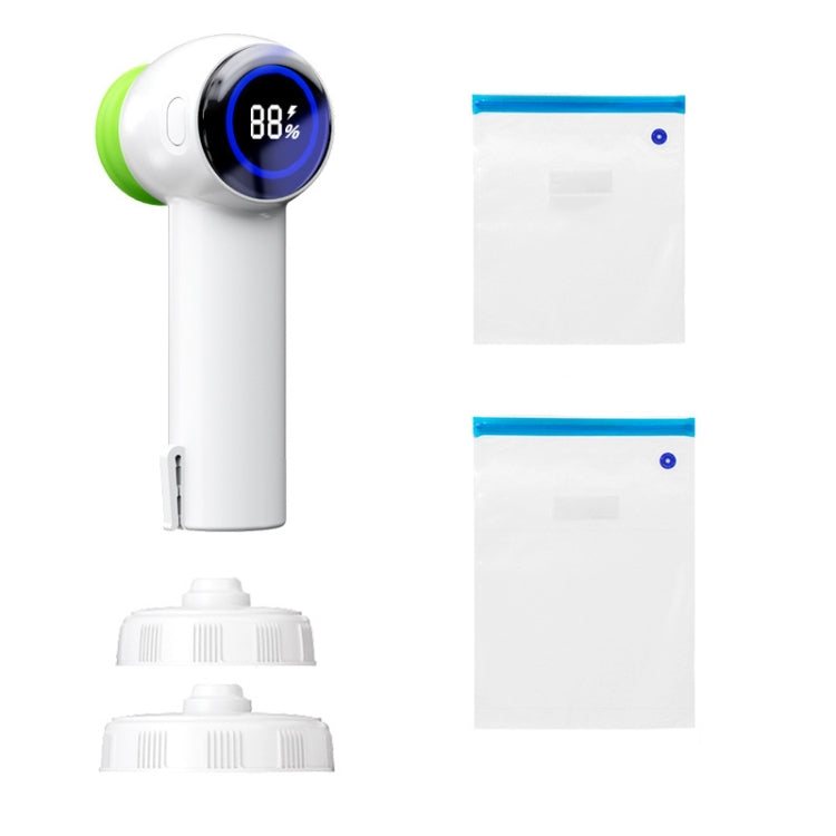 KZ-90 Digital Display Handheld Fresh-Keeping Bag Bottle Vacuum Sealer