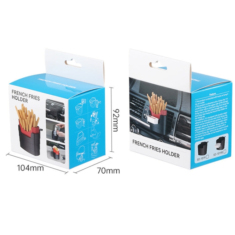Car-Mounted French Fries Cup Holder Storage Box Multifunctional Trash Can