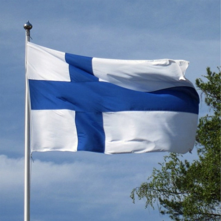 90 x 150cm Finnish Flag No. 4 Polyester Flag
