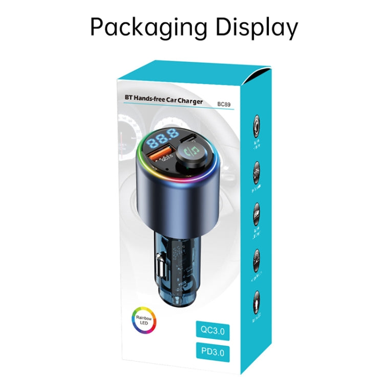 48W Car Bluetooth MP3 Player with Fast Charging
