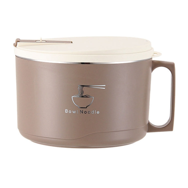 304 Stainless Steel Insulated Rice Bowl Dormitory Student Instant Noodle Bowl With Lid