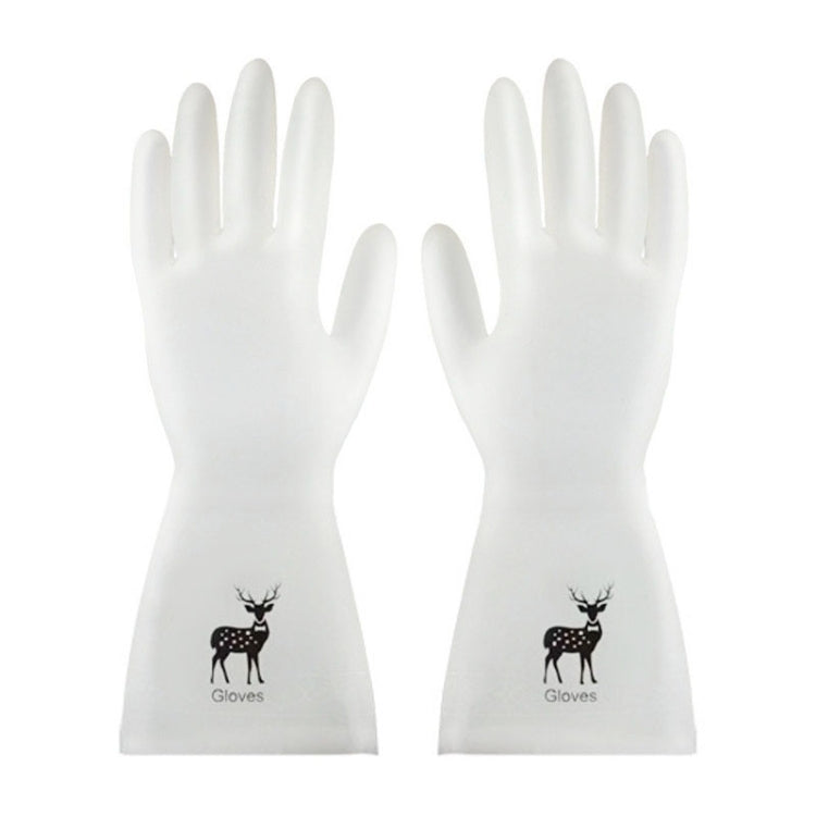 Waterproof Kitchen Dishwashing Gloves Household PVC Non-slip Laundry Housework Gloves