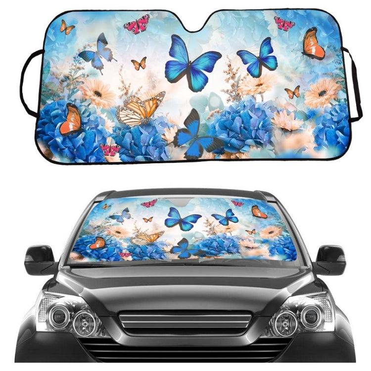 Printed Car Sun Protection Heat Insulation Sunshade