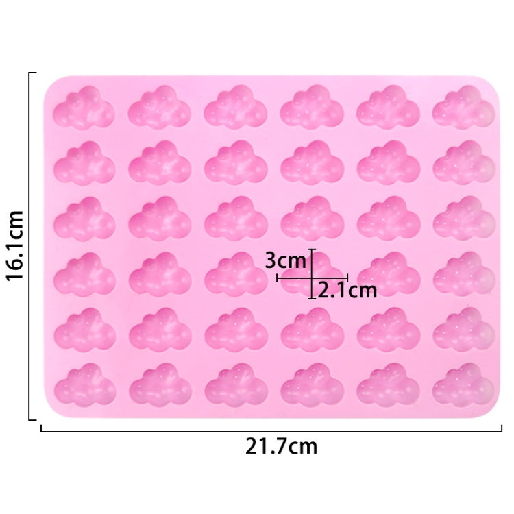 36 Grids Cloud Silicon Chocolate Model Cake Decoration Mold