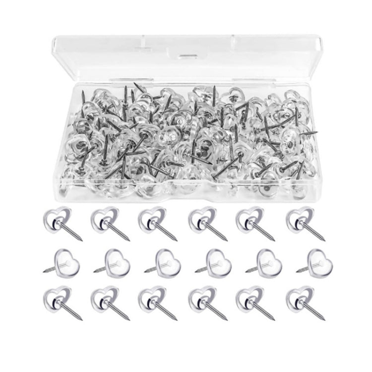 Love Plastic Studs DIY Office School Colorful Pins