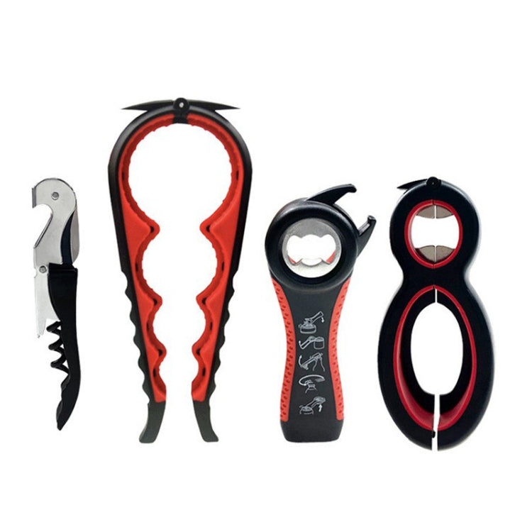 Multifunctional 4 In 1 Bottle Opener Household Saving Force Opener