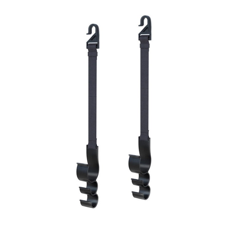 1pair Car Seat Back Umbrella Fixed Storage Hook