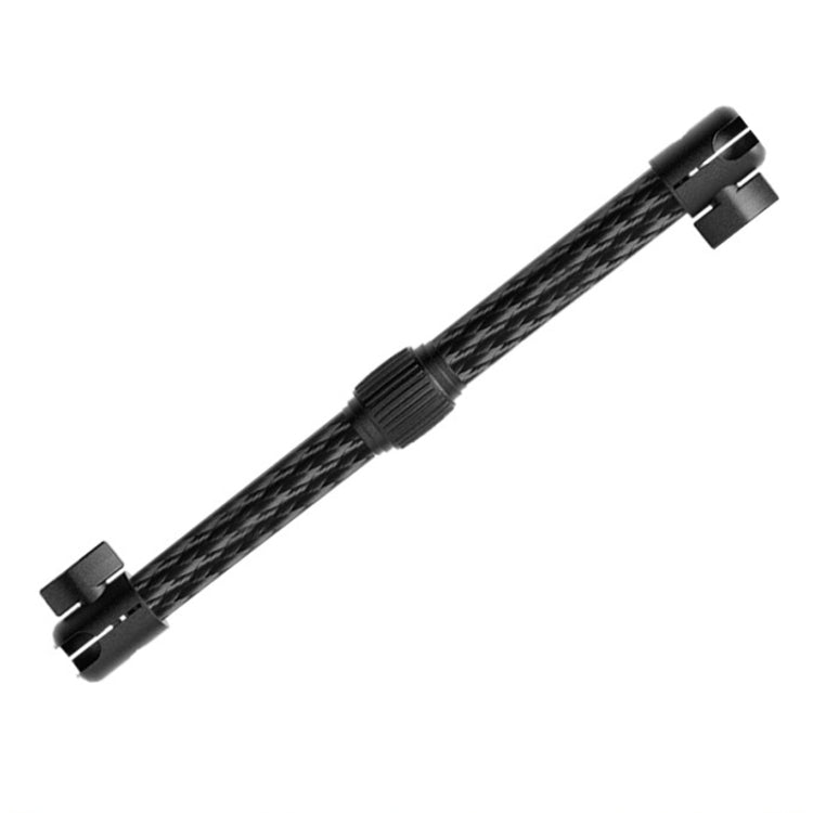 Telescopic Car Phone Mount Extension Arm Double Jointed Swivel Carbon Fiber Bracket Connecting Rod
