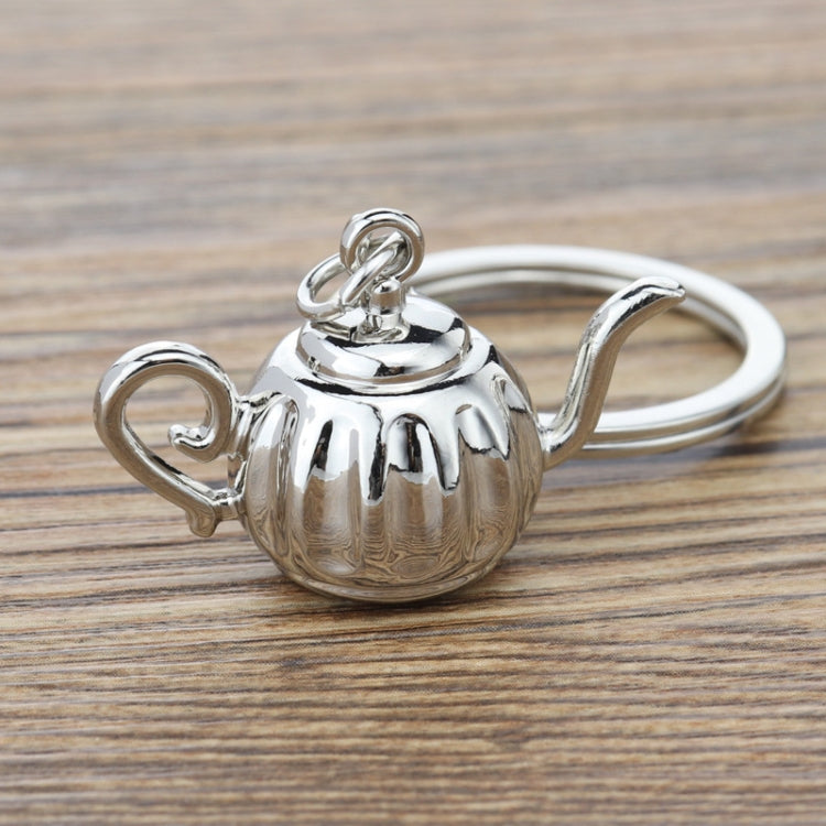 Mini Metal Keychain Coffee Utensils Decorative Pendant
