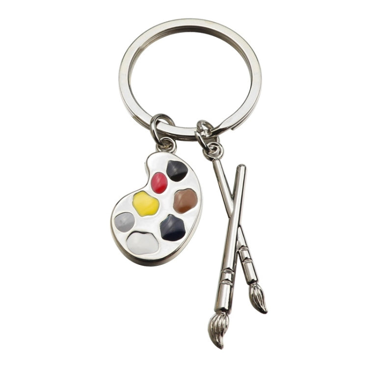 Mini Metal Drawing Board Keychain Bookbag Decorative Pendant