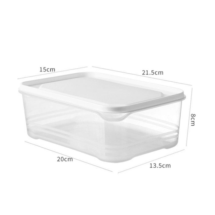 Refrigerator Storage Box Large Capacity Transparent Fresh Food Organiser