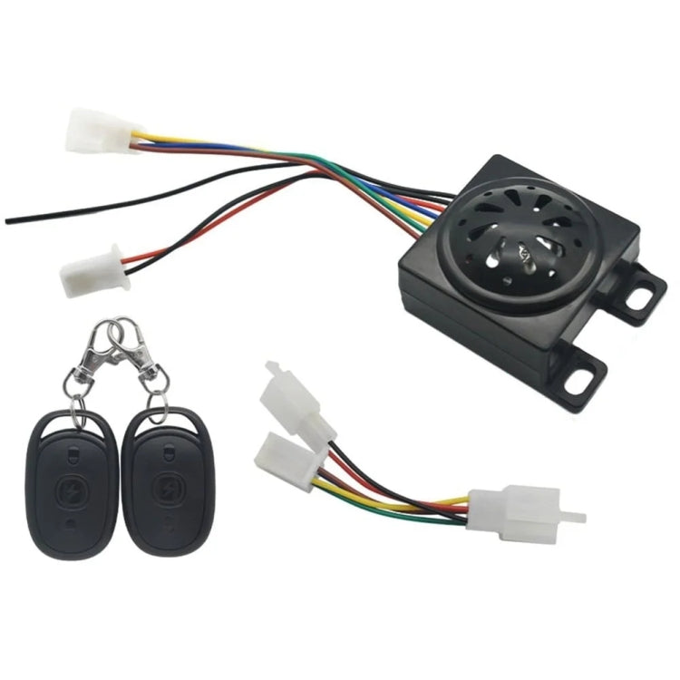 48-72V Electric Motorcycle One-Button Start Remote Lock Anti-Theft Alarm