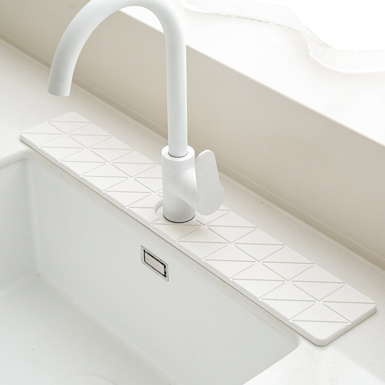 Faucet Sink Drying Mat Diatomaceous Earth Stone Splashproof Absorbent Sink Drainage Mat
