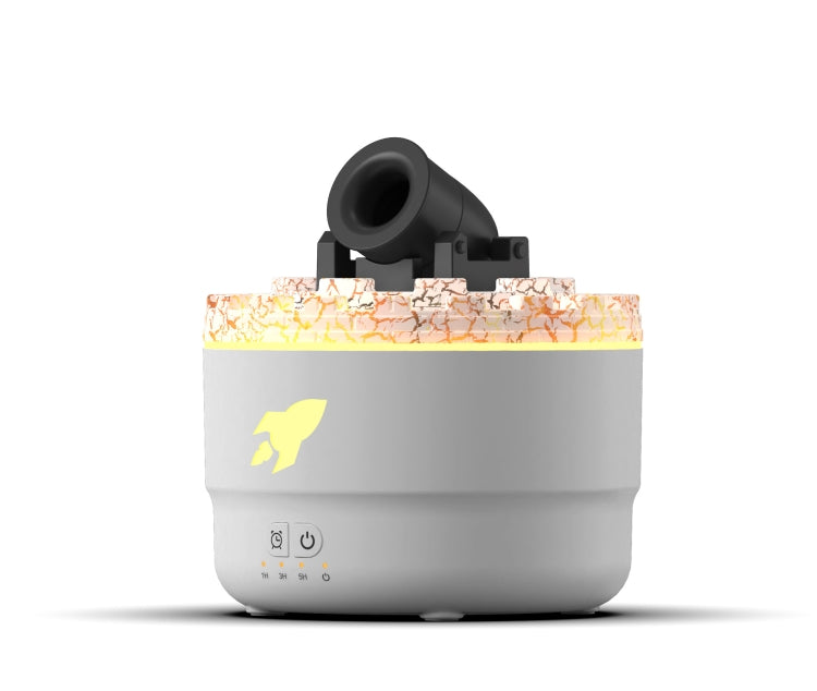 Turret Shape Aromatherapy Humidifier With 3-speed Timer 7-color Atmosphere Light