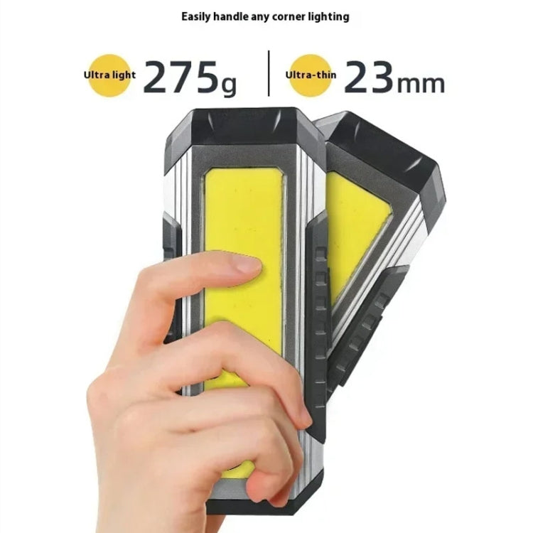 Flat Work Light LED Work Auto Repair Light USB Rechargeable Repair Light With Magnetic Attachment