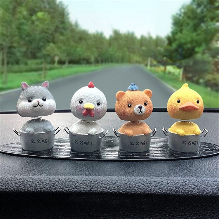 Adorable 4-in-1 Animal Cactus Collection for Spring Car Décor