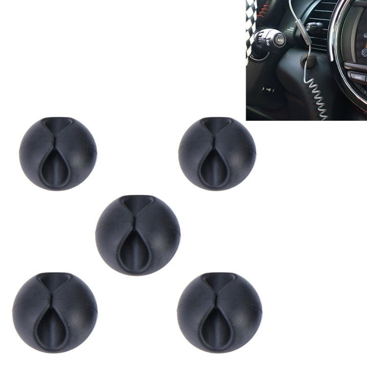 5pcs Single Cable Clips, Cable Management System and Cord Organizer Solution, Random Color Delivery, 5 PCS Single Cable Clips(Black), 5 PCS Single Cable Clips(Brown), 5 PCS Single Cable Clips(Grey)