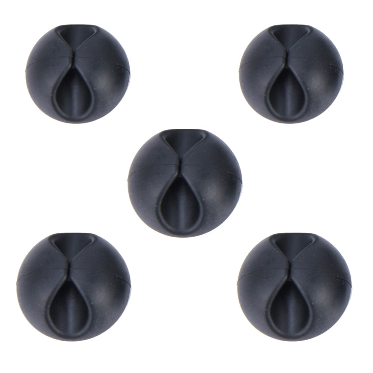 5pcs Single Cable Clips, Cable Management System and Cord Organizer Solution, Random Color Delivery, 5 PCS Single Cable Clips(Black), 5 PCS Single Cable Clips(Brown), 5 PCS Single Cable Clips(Grey)