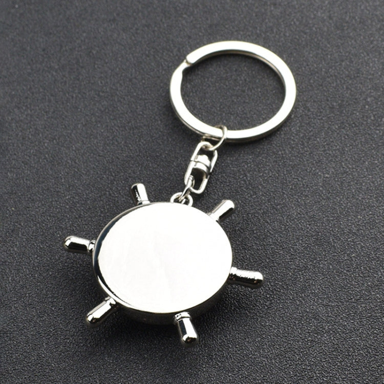 Creative Rudder Compass Keychain Compass, Rudder Compass