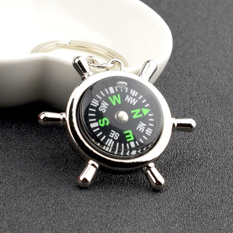 Creative Rudder Compass Keychain Compass, Rudder Compass