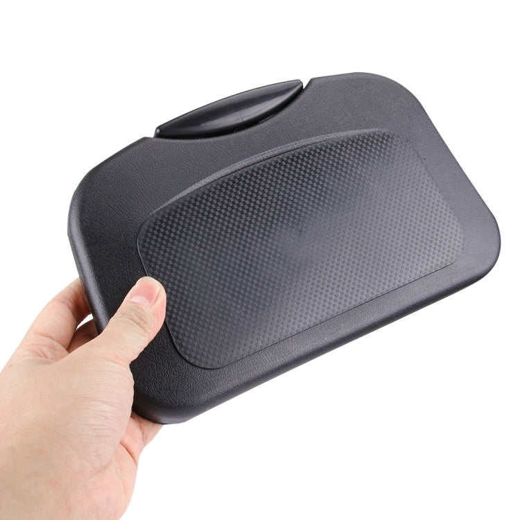 Folding Car Auto Back Seat Table Drink Food Cup Tray Holder Stand Desk, Black, Gray, Beige