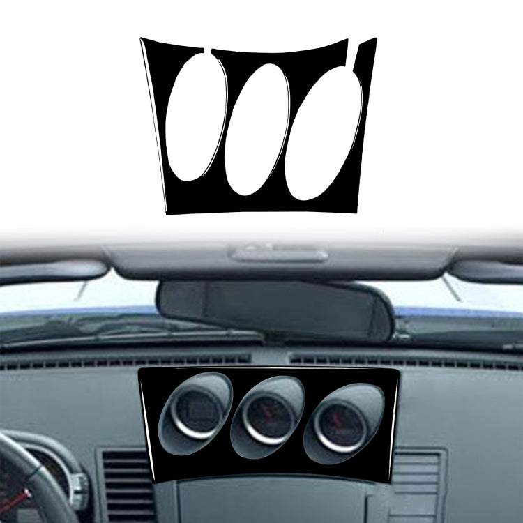 Nissan 350Z 2003-2009 Custom Car Radio & Air Con Console Decal, Left Drive