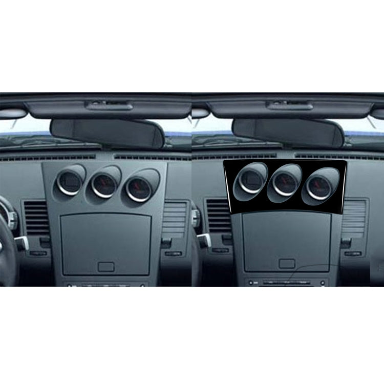 Nissan 350Z 2003-2009 Custom Car Radio & Air Con Console Decal, Left Drive