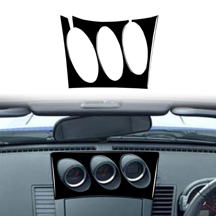 Nissan 350Z 2003-2009 Custom Car Radio and Air Conditioning Console Decal, Right Drive