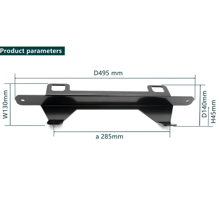 ISOFIX Child Seat Interface for Right Rear Seat - Compatible with Toyota Camry 2006-2013