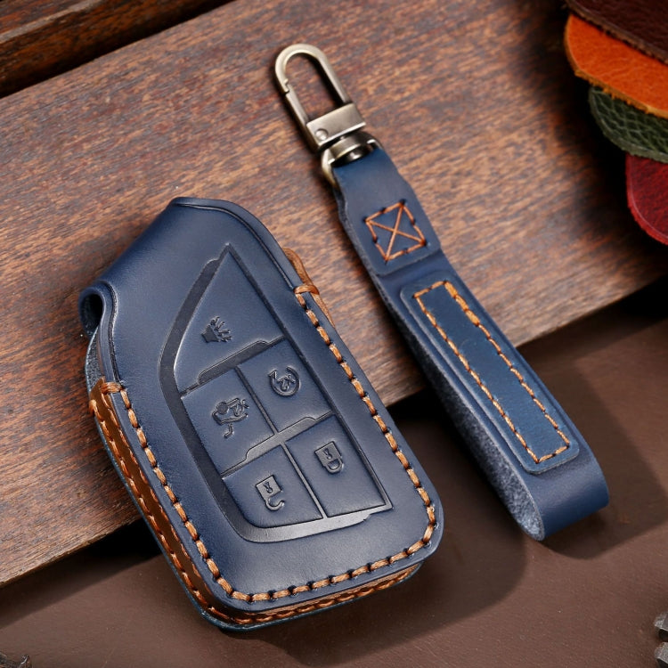 Luxury Leather Key Cover for Cadillac CT5, CT6 & XT6 - Premium Protection Case