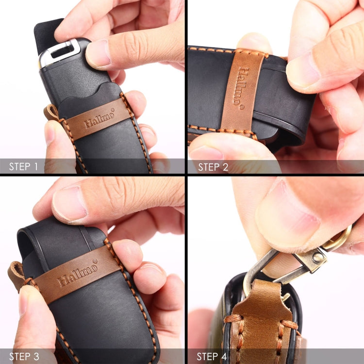 Cadillac 5-Button C091 Leather Key Fob Cover for Ultimate Protection
