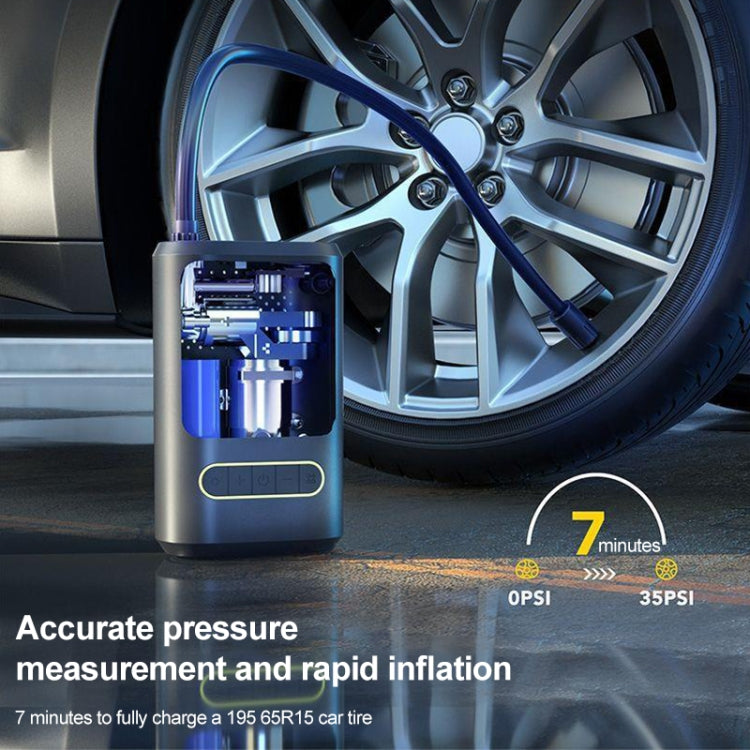 ATJ-8466 Portable Car Tire Air Pump Digital Display Wireless Electric Air Pump, Style: Lithium Battery